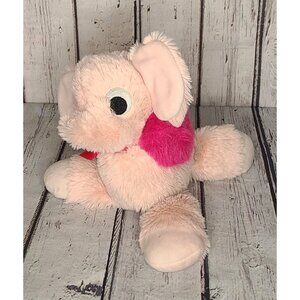 8" Manhattan Toy Pink Baby Elephant Plush Floppies Pompom Stuffed Animal Lovey